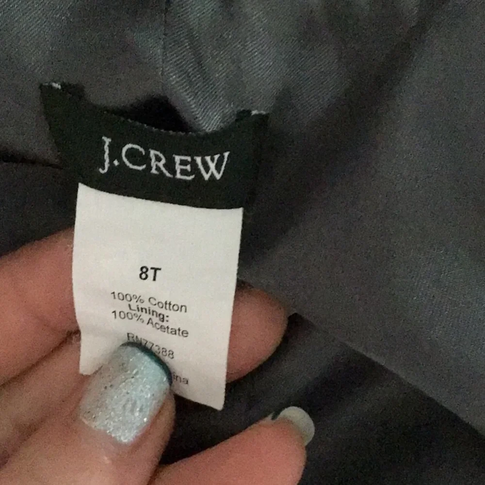 J. Crew velvet jacket